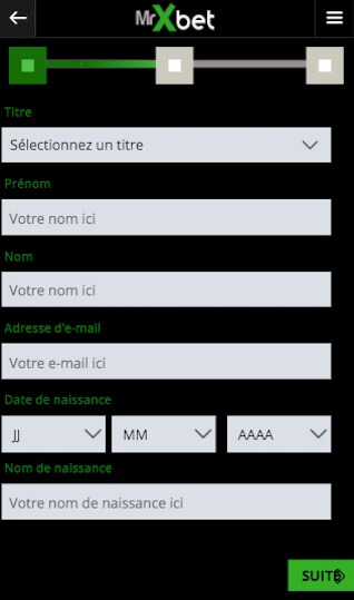 Comment s'inscrire sur Mr xbet ?